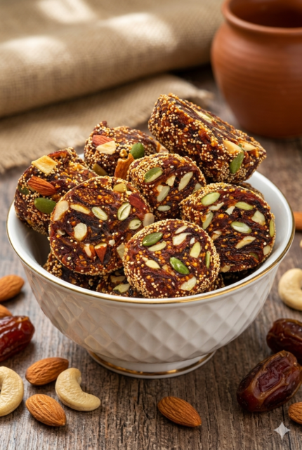Anjeer Dry Fruit & Seeds Bites (250 Grams)