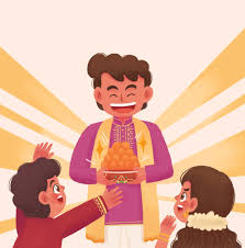 🌿 जिंदगी के हर रंग में… एक लड्डू का साथ